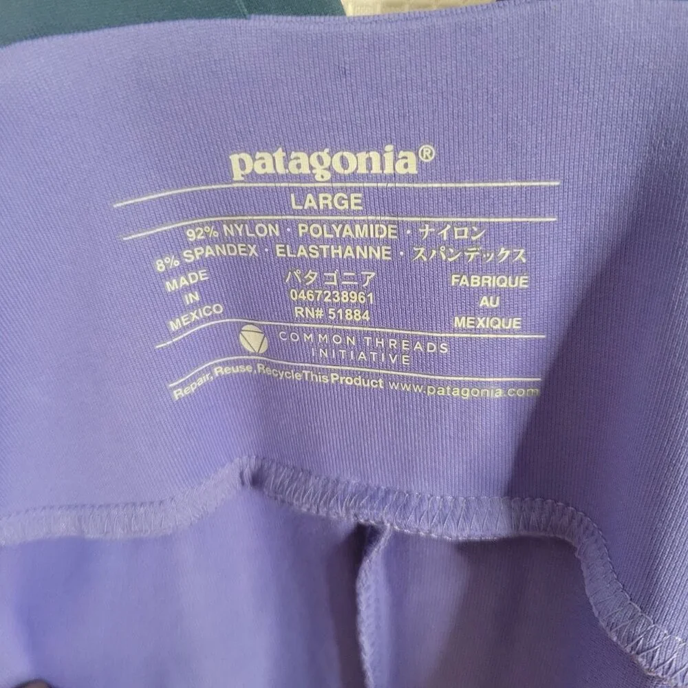 Patagonia Womens Size L Dress Corinne Athleisure Sporty Nylon/Spandex Purple - Picture 7 of 9